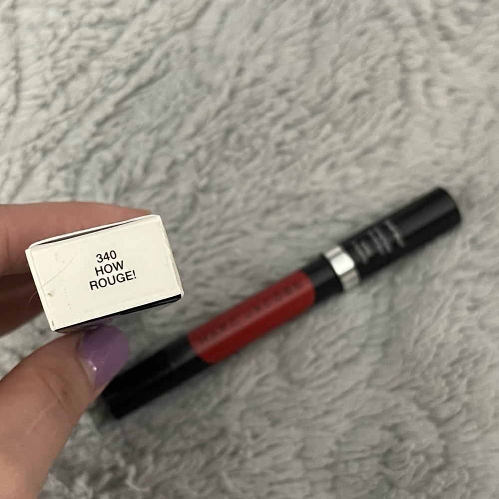 ‼️Limited Edition‼️NEW‼️Marc Jacobs 340 HOW ROUGE Liquid Lip Crayon - Picture 12 of 16